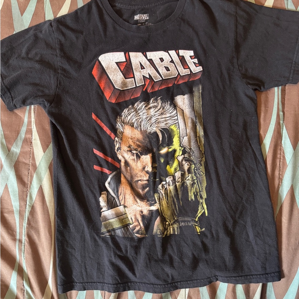 Marvel Logo Black T-Shirt